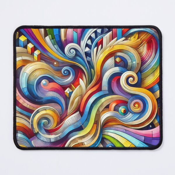 Item preview, Ebullient Whirl Colourful Art designed and sold by Myunique24.