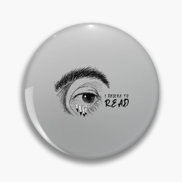Item preview, Ghostly Reader - Creepy Eye - I Desire to Read designed and sold by GRABAPSHOP.