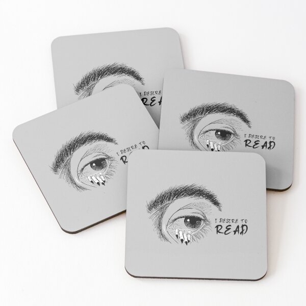 Item preview, Ghostly Reader - Creepy Eye - I Desire to Read designed and sold by GRABAPSHOP.
