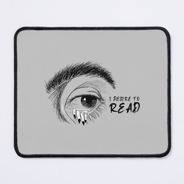 Item preview, Ghostly Reader - Creepy Eye - I Desire to Read designed and sold by GRABAPSHOP.