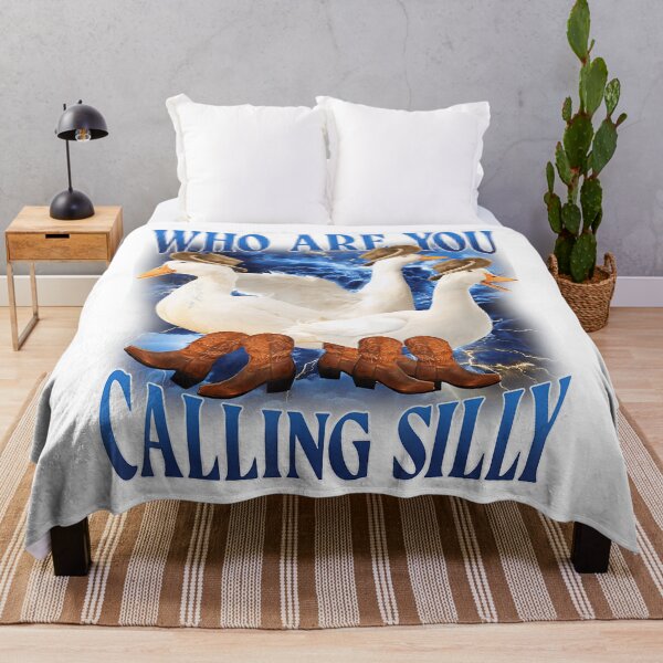 Item preview, Who Are You Calling Silly Funny Goose Meme designed and sold by LoveMingle.
