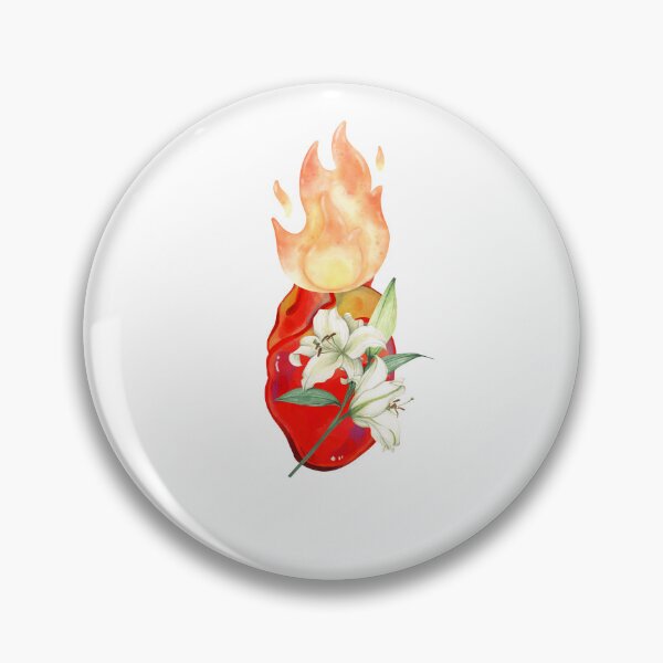 Item preview, The Most Chaste heart of St. Joseph illustration watercolor designed and sold by Dominika Farkašová.
