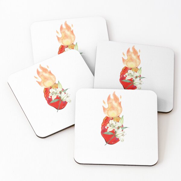 Item preview, The Most Chaste heart of St. Joseph illustration watercolor designed and sold by Dominika Farkašová.