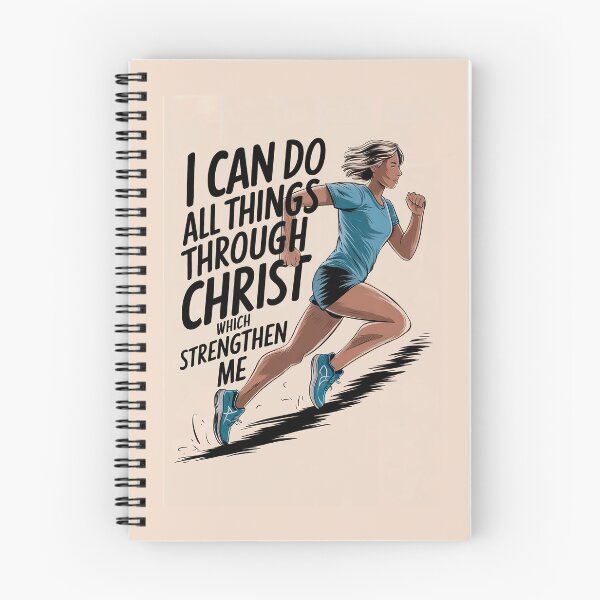 Item preview, Empowered Runner - Strength Through Christ designed and sold by MagicByAmos.