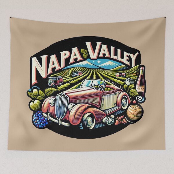 Item preview, Napa Valley, California USA designed and sold by Myra365Art.