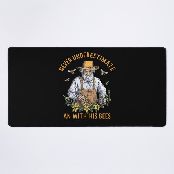 Item preview, Never Underestimate a Beekeeper and His Bees - Beekeeping Enthusiast Design designed and sold by love3617.
