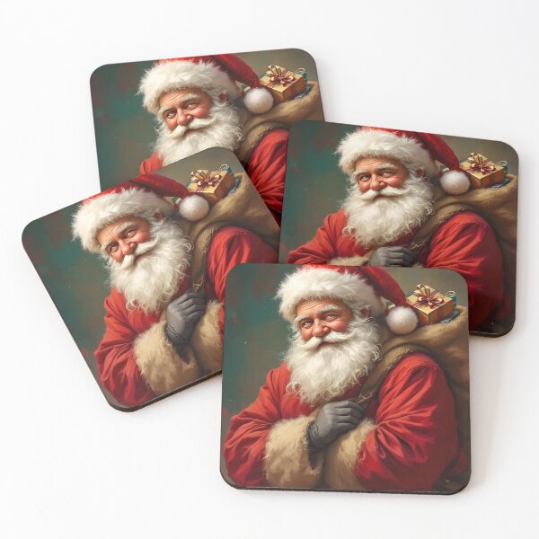 Artikelvorschau, Klassischer Weihnachtsmann mit Geschenk entworfen und verkauft von RobiCom.