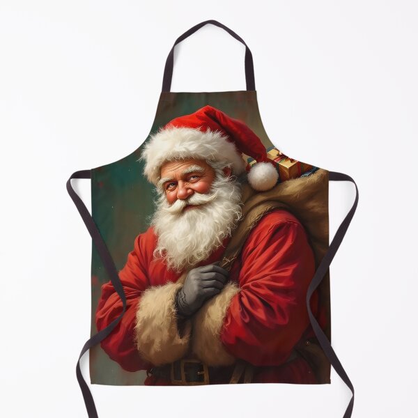 Artikelvorschau, Klassischer Weihnachtsmann mit Geschenk entworfen und verkauft von RobiCom.