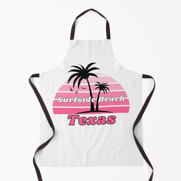 Item preview, Retro Cool Surfside Beach Texas Palm Tree at Sunset Souvenirs designed and sold by karmdaf.