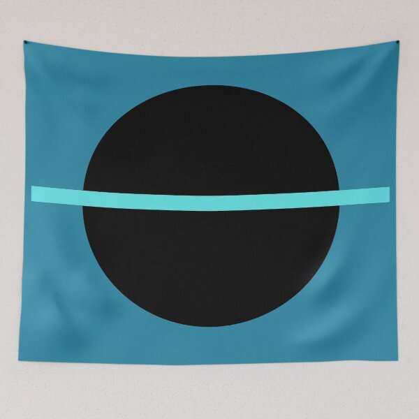 Item preview, The Black Hole and The Neon Blue Line designed and sold by Zlian's Art & Crafts Gallery.