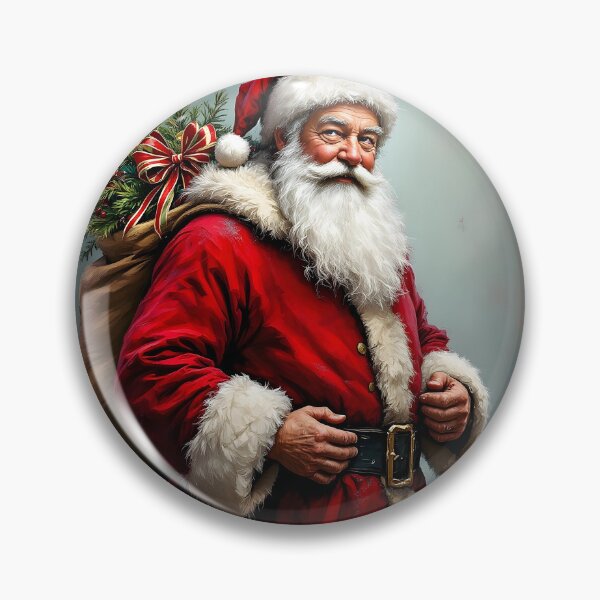 Item preview, Santa Claus with a Bag Full of Holiday Gifts designed and sold by RobiCom.