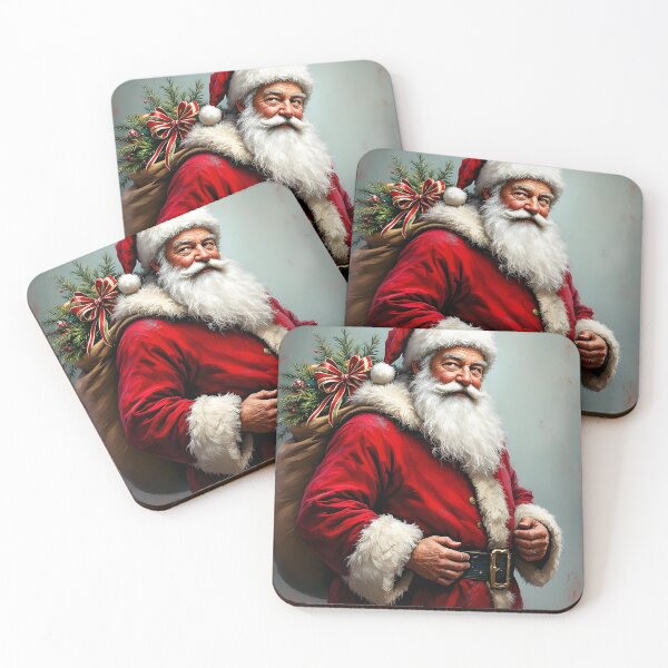Item preview, Santa Claus with a Bag Full of Holiday Gifts designed and sold by RobiCom.