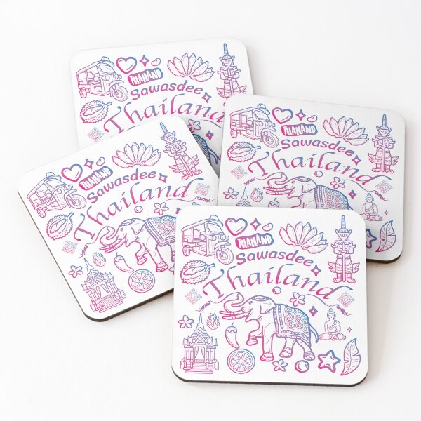 Item preview, Sawasdee Thailand art lifestyle theme designed and sold by gbun25.