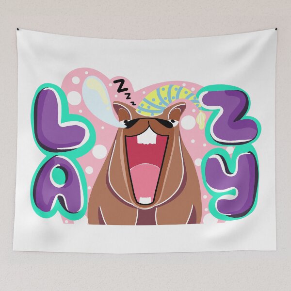 Item preview, Capybara Chill: Lazy Life designed and sold by diaricesalt.
