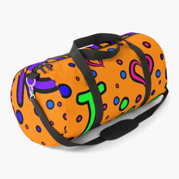 Item preview, The inscription "I just love my ADHD" handwritten on a orange background - hearts, colorful bubbles in a cartoon style - vivid colors: magenta, green, purple,navy blue, red.3 designed and sold by My-fake-places.