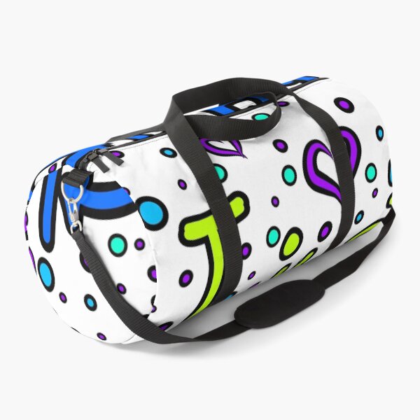 Item preview, The inscription "I just love my ADHD" handwritten on a white background - hearts, colorful bubbles in a cartoon style - vivid colors: magenta, green, purple, pink, blue,navy blue.1 designed and sold by My-fake-places.