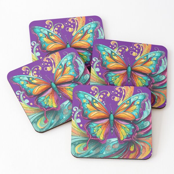 Item preview, Vibrant Butterfly in Flight designed and sold by Lee Hiller Designs.