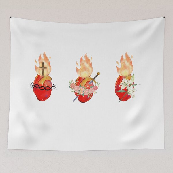 Item preview, Sacred Hearts of the Holy Family art designed and sold by Dominika Farkašová.
