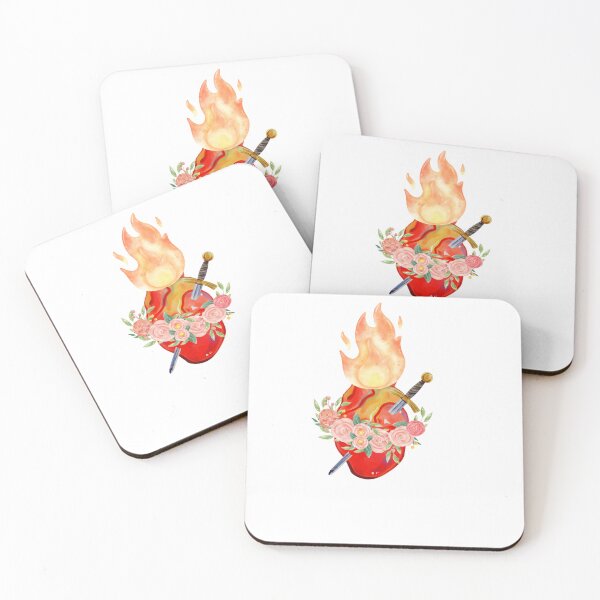 Item preview, Immaculate Heart of Mary illustration watercolor designed and sold by Dominika Farkašová.