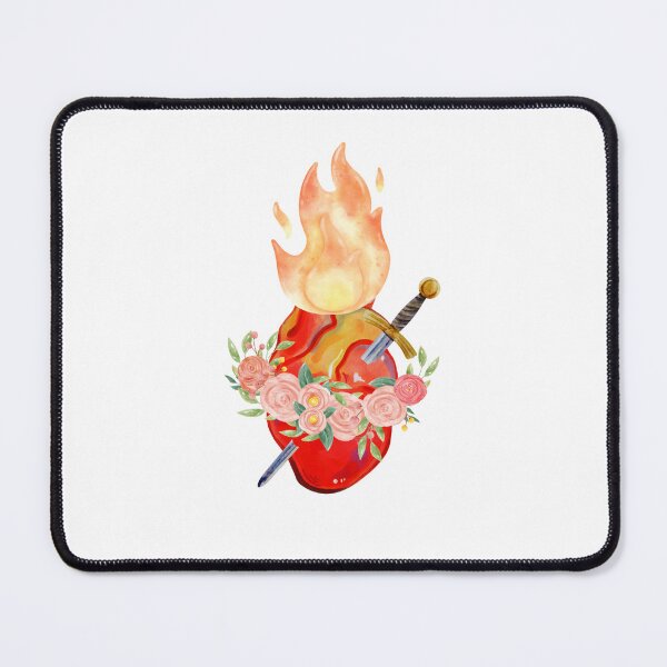 Item preview, Immaculate Heart of Mary illustration watercolor designed and sold by Dominika Farkašová.