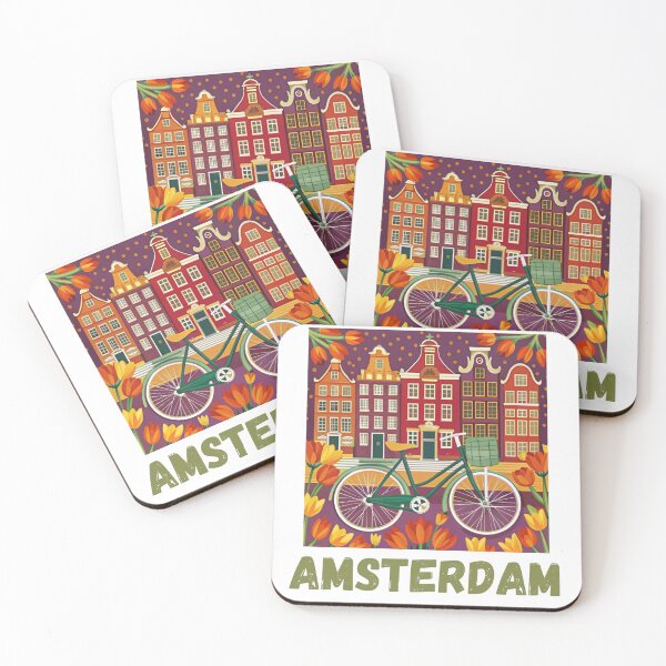 Item preview, Cycling Delight in Amsterdam – City and Freedom designed and sold by Colorful-Garden.