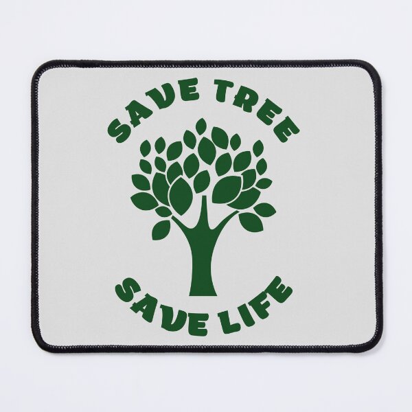 Item preview, Save Tree Save Life Quote designed and sold by Wall-Art-Design.