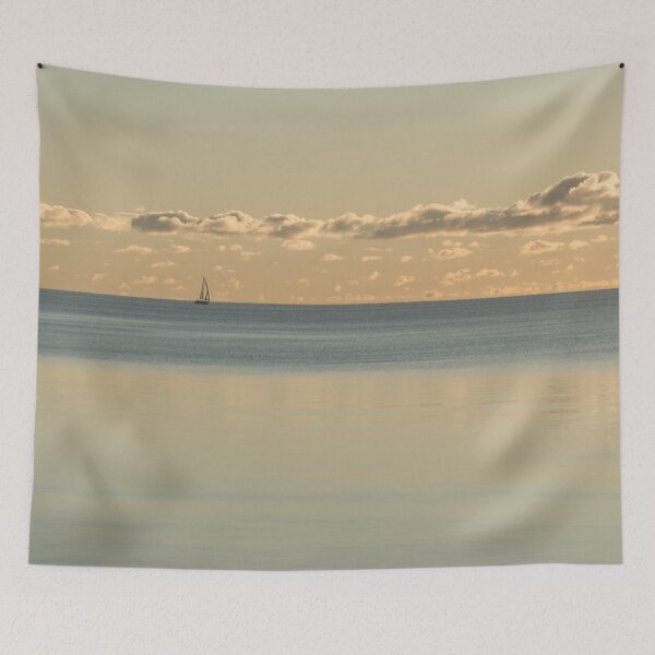 Item preview, Distant Sailboat on the Horizon designed and sold by Georgia Mizuleva.
