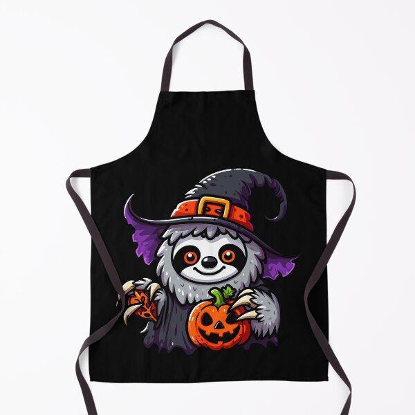 Item preview, Scary Halloween Sloth Witch Hat Costume Spooky Season designed and sold by Artistoos.