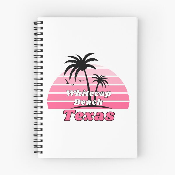 Item preview, Retro Cool Whitecap Beach Texas Palm Tree at Sunset Souvenirs designed and sold by karmdaf.