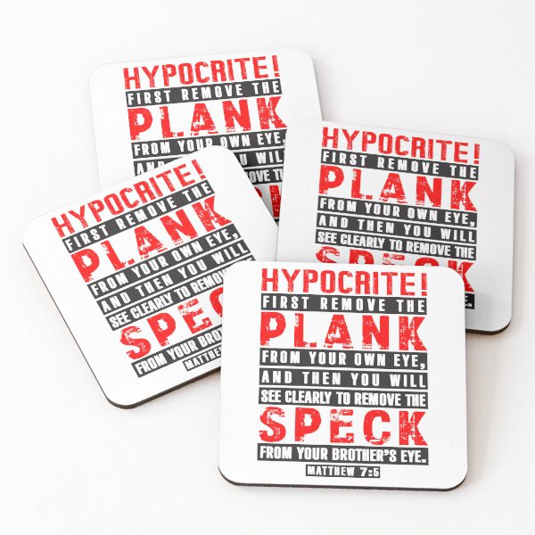 Item preview, Matthew 7:5 Remove the Plank Remove the Speck designed and sold by plushism.