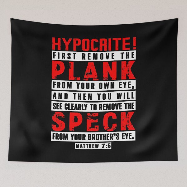 Item preview, Matthew 7:5 Remove the Plank Remove the Speck designed and sold by plushism.