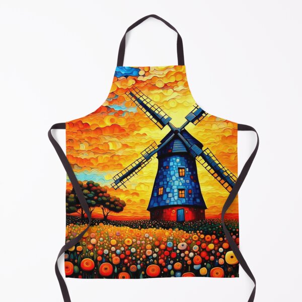 Item preview, Windmill at sunset 2 designed and sold by George Hutton Hunter.