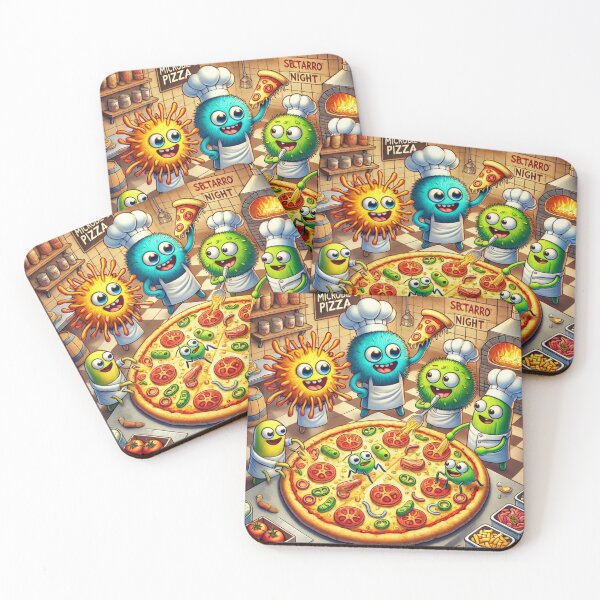 Item preview, Microbe’s Pizza Night: Fun in the Pizzeria designed and sold by AdoraSticks.