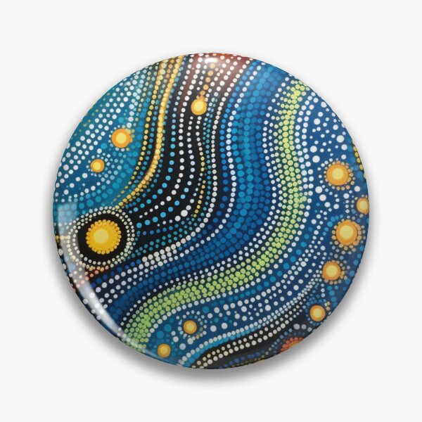 Item preview, Aboriginal Inspired Dot Art - Deep Sea Plants designed and sold by GrinGalore.