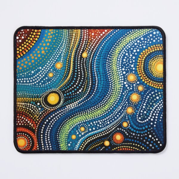 Item preview, Aboriginal Inspired Dot Art - Deep Sea Plants designed and sold by GrinGalore.