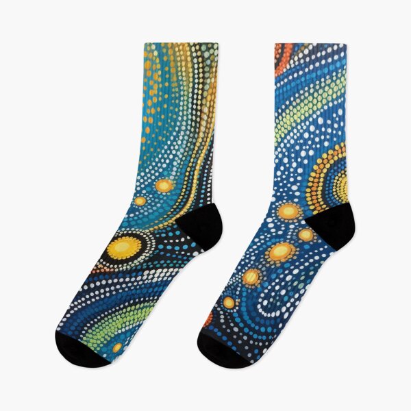 Item preview, Aboriginal Inspired Dot Art - Deep Sea Plants designed and sold by GrinGalore.