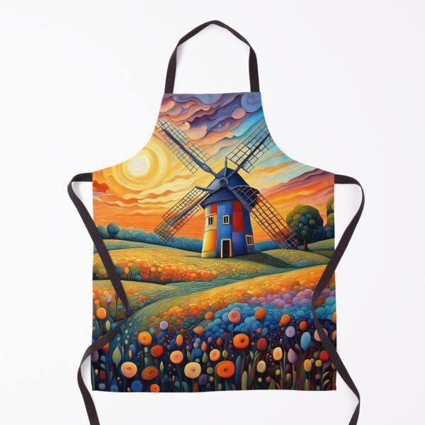 Item preview, Windmill at sunset 4 designed and sold by George Hutton Hunter.