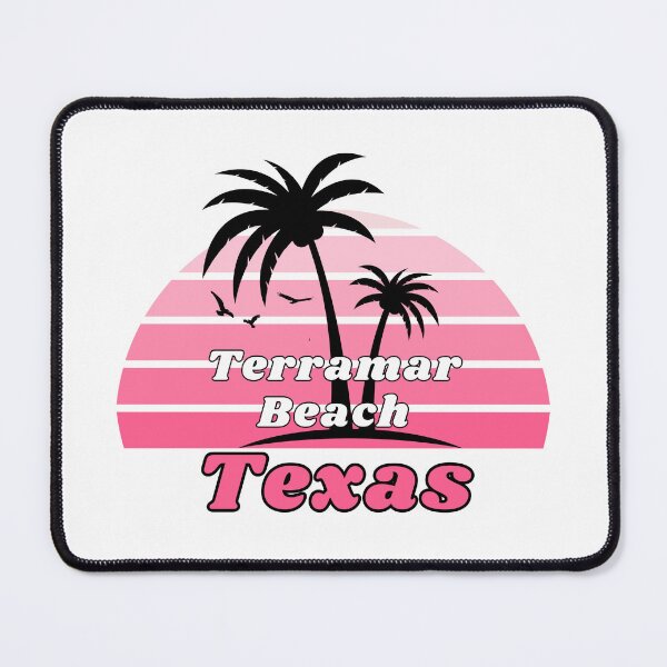 Item preview, Retro Cool Terramar Beach Texas Palm Tree at Sunset Souvenirs designed and sold by karmdaf.