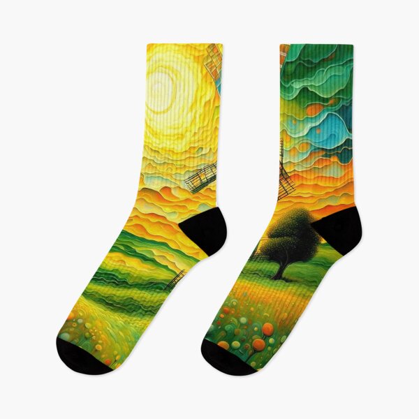 Item preview, Windmill at sunset 8 designed and sold by George Hutton Hunter.