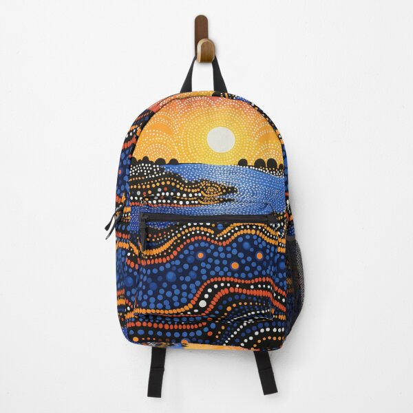 Item preview, Aboriginal Inspired Dot Art - Morning View Of The River designed and sold by GrinGalore.