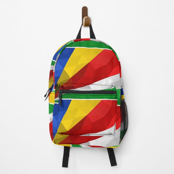 Item preview, Seychelles Flag Geometric Art – Bold and Colorful Design designed and sold by OrangePoly.