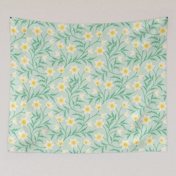 Item preview, Italian Wildflowers | Pulsatilla Alpina designed and sold by RebeccaFlaherty.