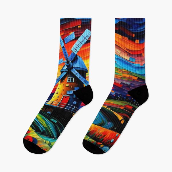 Item preview, Windmill at sunset 9 designed and sold by George Hutton Hunter.
