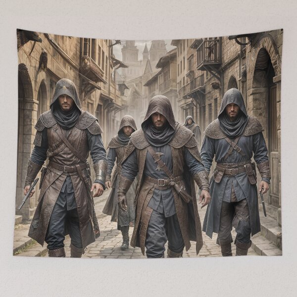 Item preview, Medieval assassins aproaching.  designed and sold by duyuelryel.