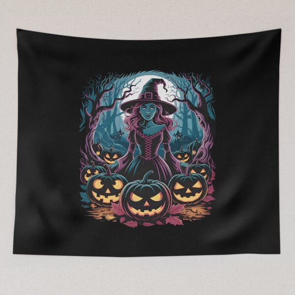Item preview, The Witch Scarecrow with Scary Pumpkin  designed and sold by Ammar Studio.