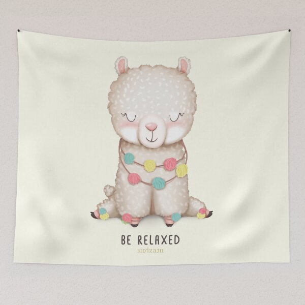 Item preview, Lama girl be relaxed designed and sold by kidizajn.