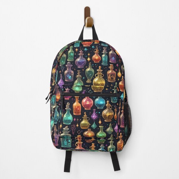 Item preview, Glowing Potion Bottles Seamless Pattern designed and sold by Rosa-Canina64.