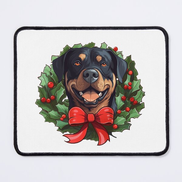 Item preview, Rottweiler Dog - Christmas Wreath Dog designed and sold by wotsthis.