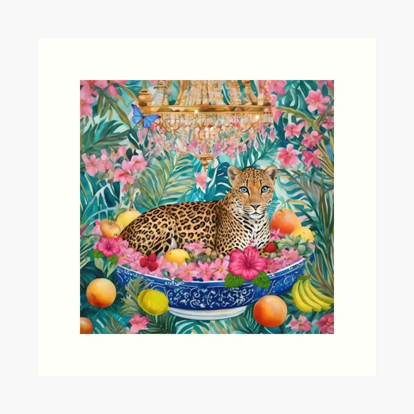 Item preview, Leopard in a Bowl designed and sold by jantulov.