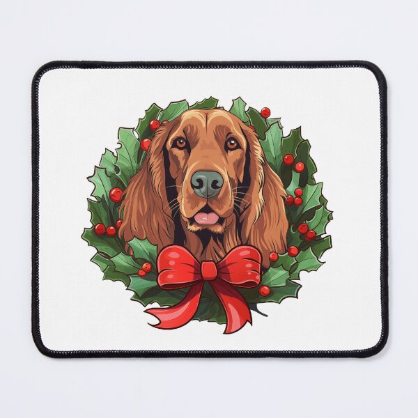 Item preview, Irish Setter - Christmas Wreath Dog designed and sold by wotsthis.